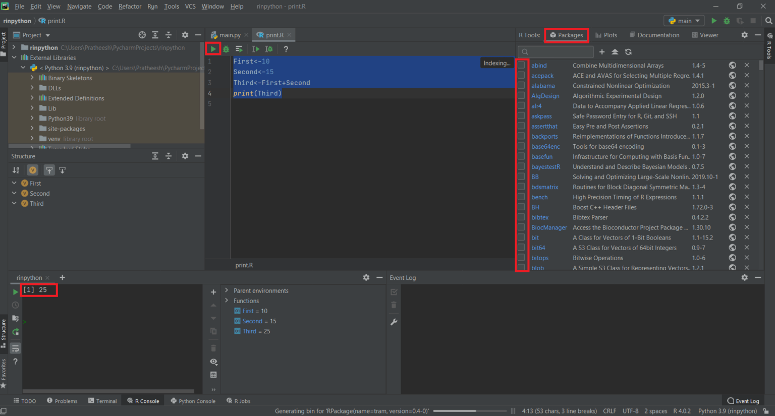  how to run r code in pycharm r bloggers