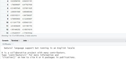 view data frame in r